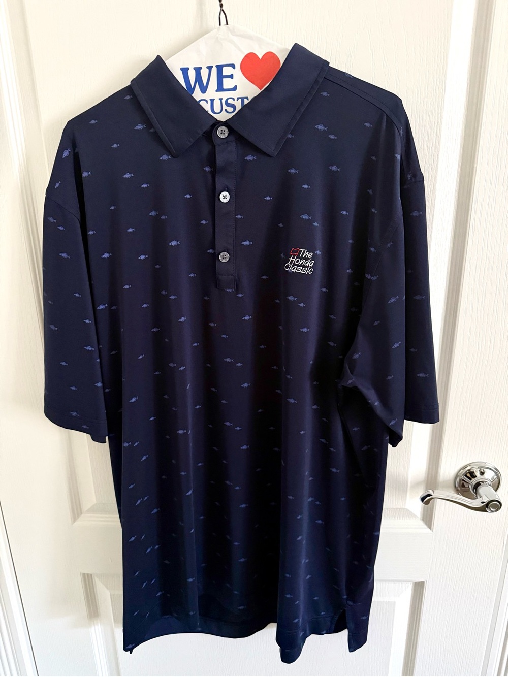 Men's Foot Joy Navy Polo Shirt XL